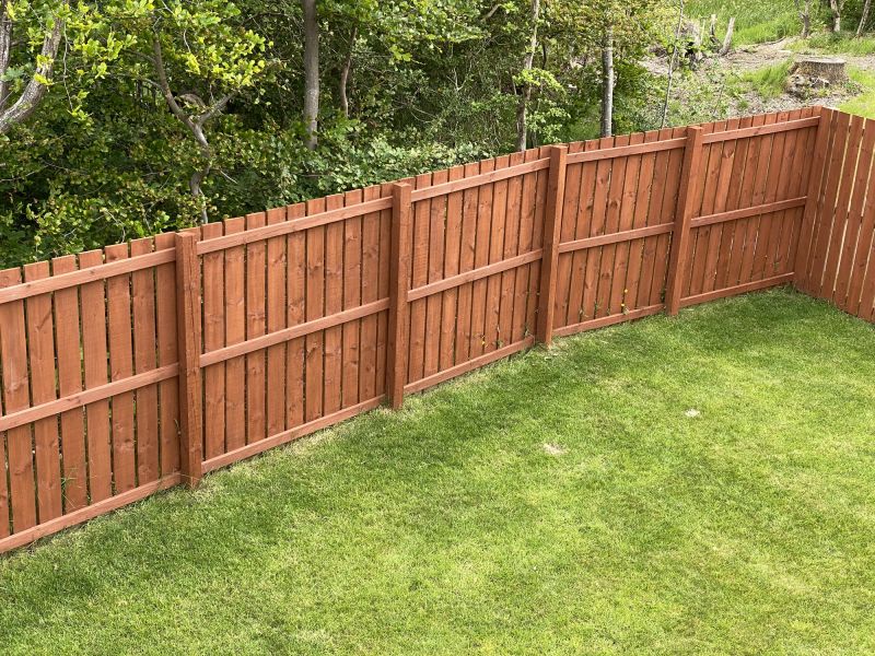 Backyard Wood Fence Service